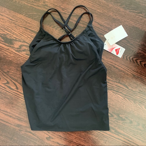 NWT Athleta Hang Loose Tankini in Black - Picture 3 of 8